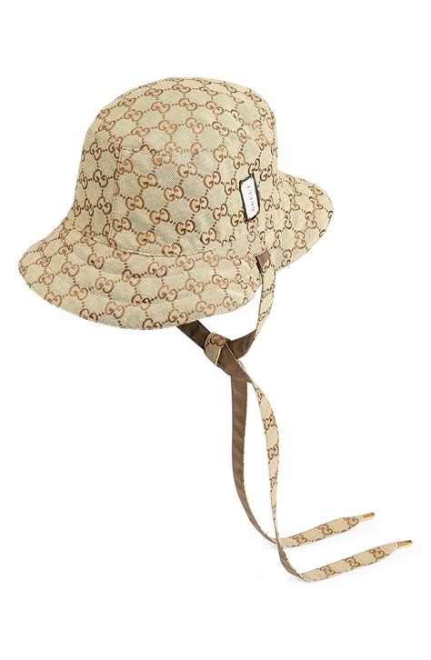 gucci canvas bucket hat